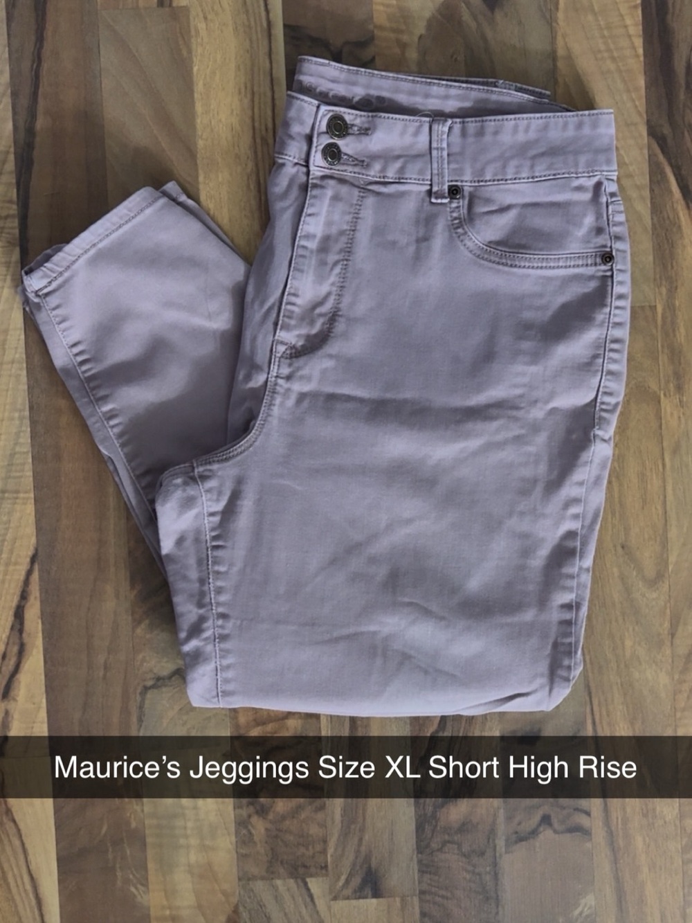 Maurices Lavender High-Rise Jeggings